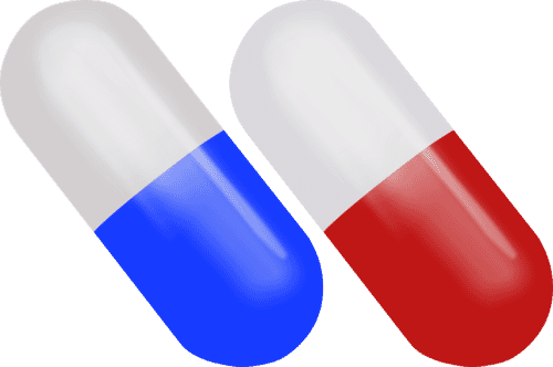 La pastilla azul, la pastilla roja